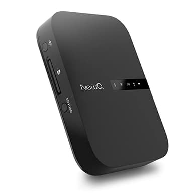 Routeur de Voyage NewQ Filehub AC750 : Disque Dur Portable et Lecteur de Carte SD pour Les Voyages | Périphérique de Stockage USB Externe à accès sans Fil pour Sauvegarder Une Photo