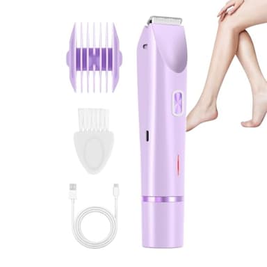 L'Épilateur Bikini Pour Les Femmes | Épilateur Étanche à Double Tête - Rasoirs Électriques Pour Femmes Pour Le Rasage 400mAh - Pour l'Épilage du Maillot, du Corps, de la Peau, de la Beauté et des