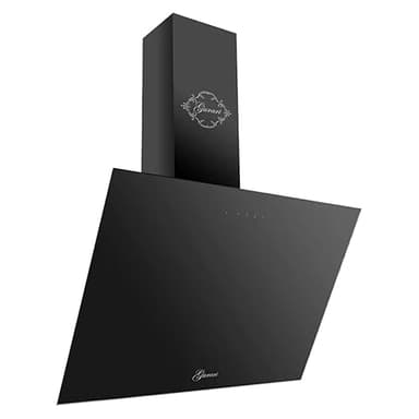 GURARI Hotte aspirante 80 cm - 286,8 BL Prime - Noir - Verre - Hotte murale - Air convection/Évacuation - Hotte aspirante - 1000 m³/h - Avec télécommande - Classe A
