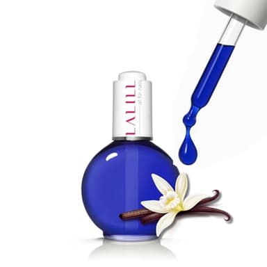 LALILL Huile pour cuticules 75 ml - Huile de soin sensuelle à la vanille - Huile de soin pour cuticules - Spa Manucure Nail Design Mains - Vegan - Avec pipette
