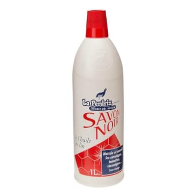 LA PERDRIX Savon Noir Liquide Huile de Lin 1000 mL