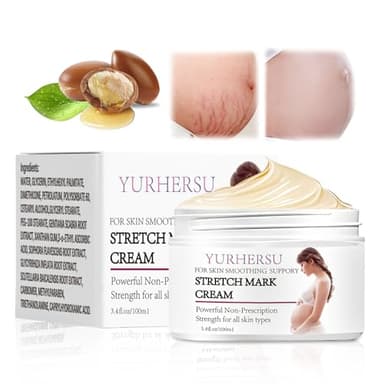 100g Crème Vergetures Grossesse, Anti Vergetures pour Femme Enceinte, Prévention et Réduction des Vergetures, Soin Corporel pour Ventre et Peau Sèche
