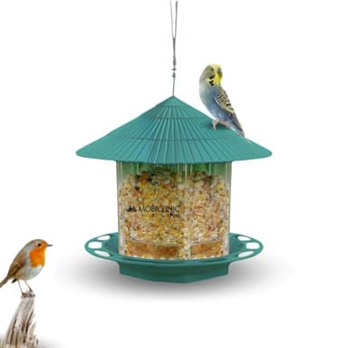 Mobiclinic®, Mangeoire Oiseaux Exterieur, Capacité 1,2L, Balcon et Jardin, Éducation en Plein Air, Bec, Nourrissage des Oiseaux, Objet Décoratif, Pico