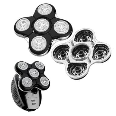 Cyberwork Tondeuse À Cheveux Hommes Double Rail, Rasoir Homme, Compatible Avec Les Têtes De Remplacement Balder Pro, SPRXR7000, XR7120, XR7100, Compatible Avec Les Séries XR1500, XR1501, RX5 Ultimate