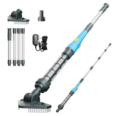 Aspirateur de Piscine Rechargeable 2 en 1, autonomie Longue durée 45 Min – Nettoyeur Pratique pour Spa, Jacuzzi et piscines Hors Sol – Aspire Sable et débris