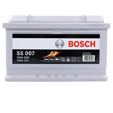 Bosch S5007 - Batterie Auto - 74A/h - 750A - Technologie Plomb-Acide - pour les Véhicules sans Système Start/Stop