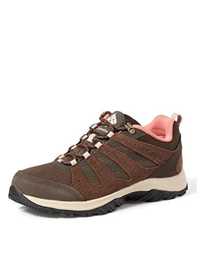 Columbia REDMOND III WATERPROOF Chaussures Basses De Randonnée Et Trekking imperméables Femme, Marron (Cordovan x Dark Coral), 40 EU