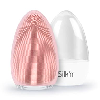 Silk'n - Brosse Nettoyante Visage - Bright - Soins ultra-hygiéniques - Élimine les impuretés - Rose