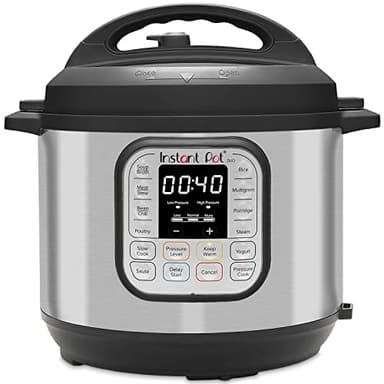Instant Pot Duo 80, Autocuiseur 7 en 1 - Autocuiseur, Cuiseur à Riz, Poêle, Yaourtière, Cuiseur Vapeur et Chauffe-Plat - Acier Inoxydable - 8 L