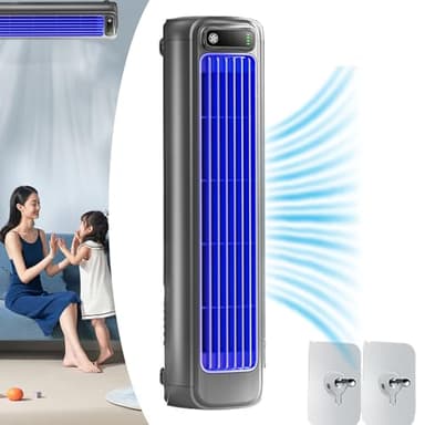 Rafraichisseur, Climatiseur mural sans unité extérieure,Ventilateur portable, silencieux et économe en énergie,3 vitesses (1 Pc)