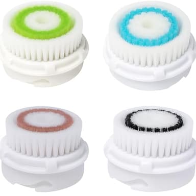 Têtes de brosse de rechange Compatible avec Clariso-nic MIA & MIA 2 PRO PLUS masseur facial nettoyant visage tête de brosse de soin des pores,4 pièces