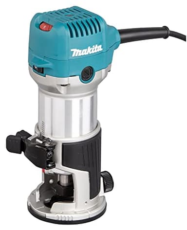 Affleureuse défonceuse 710 W Ø 8 mm en MAKPAC avec 4 bases - MAKITA RT0702CX3J