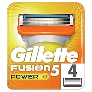 Gillette Fusion5 Power Lames de rasoir pour homme avec tondeuse de précision, lames de rechange (l'emballage peut varier)
