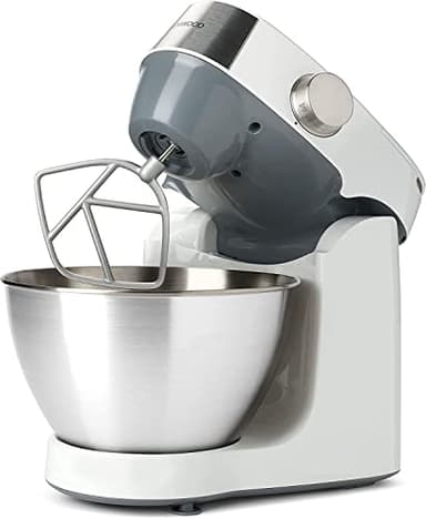 Kenwood Prospero+ KHC29.H0WH, Robot de Cuisine Patissier Multifonction, Mélanger, Battre et Pétrir, Blender 1.5L, Bol Multifonction 1.4L avec Trois Disques et Presse-Agrumes, Bol 4.3L, 1000W, Blanc