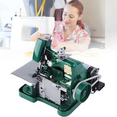 LZDOYY Surjeteuse, Machine à Coudre, surjeteuse Industrielle 3000 Points par Minute, avec Cadre en métal