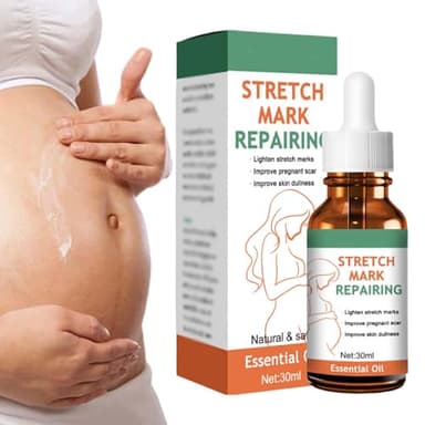 Dissolvant d' de vergetures | 30 ml de crème naturelle pour le ventre | Prévention efficace des vergetures de grossesse, hydratant pour le corps pour la fermeté, les femmes, l'estomac Goowafur