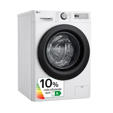 LG F4WR5011A6F, Lavadora inteligente AI Direct Drive, Vapor Steam, 11kg, 1400rpm, Un 10% más eficiente que A, Serie 500, Blanco
