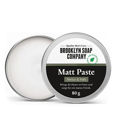Brooklyn Soap Company Pâte mate (80 g) – Coiffure pour un maintien naturel sans collage