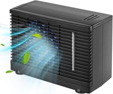 Mini Climatiseur de Voiture Portable, Ventilateur de Climatisation Multifonction, Refroidisseur d'Air pour Voiture, 12V