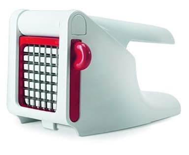 Coupe-frites et légumes manuel XL de Moulinex + grille, outil de cuisine, compatible lave-vaisselle, lames en inox, poignée pratique, grande grille 7 x 7 cm K1015414