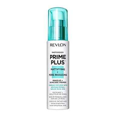 Revlon Photoready Prime Plus - Base Maquillage et Soin - Base de teint Matifiante - Réduit l'Apparence des Pores - Idéal pour Peaux Mixtes et Grasses - Makeup Primer - 30 ml