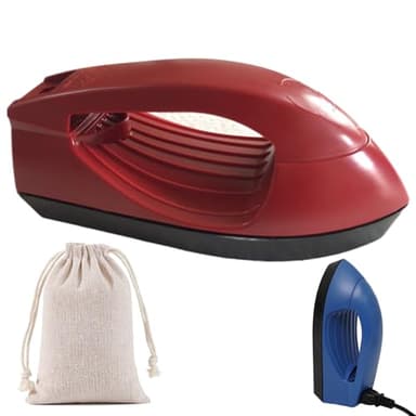 Fer à repasser – Primé Lépine 2025, fer à repasser abryos, defroisseur abryos, Compact et portable, Repassage express, partout avec vous, Convient pour la maison ou les voyages (Rouge)