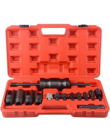 DAYUAN Lot de 14 Outils pour injecteurs Diesel extracteurs d’injecteur CDI, Bosch, Delphi, Deso, Siemens