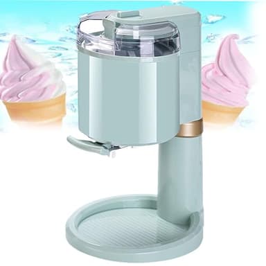 OzcNykt Machine à Glace Italienne EntièRement Automatique, avec Une Capacité De 1 L pour Yaourts Aux Fruits, Sorbets GlacéS, Coupes De Glace Et Boules De Glace.