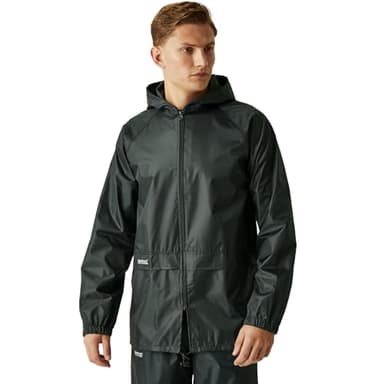 Regatta Stormbreak Veste imperméable Homme Dark Olive FR : L (Taille Fabricant : Taille L)