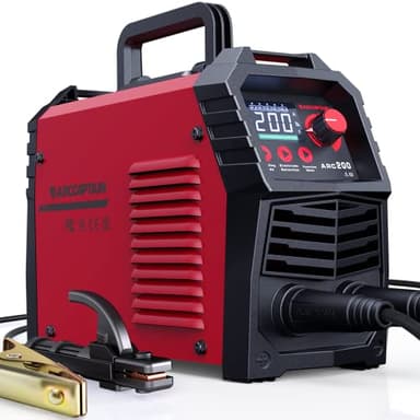 ARCCAPTAIN Poste a Souder Arc/Lift TIG 200 A avec Grand écran LED, Poste à Souder Inverter avec Contrôle Synergique,230V Machine a Souder con IGBT, Hot Start, Arc-Force, Anti-Stick