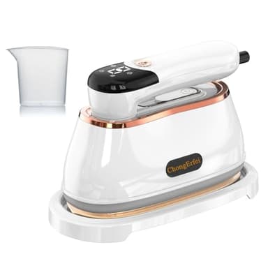 ChongErfei Défroisseur Vapeur Vertical 2 en 1 Portable 1200W - Rer à Repasser avec Panneau Céramique, Repassage Vapeur Vertical en 10s, Idéal pour Maison & Voyage