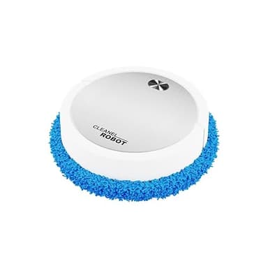 Générique Robot Laveur Automatique Batterie Longue durée, Fin et Silencieux,Nettoyage Automatique sans Fil, Parfait pour Nettoyer Les Taches d'eau sur Les sols durs et Les Surfaces carrelées - Blanc