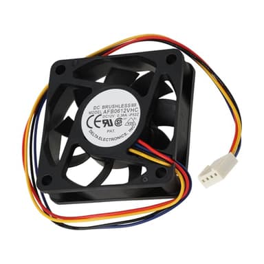 eMagTech Ventilateur de refroidissement PWM à 4 broches DC12 V 0,36 A AFB0612VHC 60 x 15 mm Convient pour les routeurs, commutateurs, équipements à fibre optique