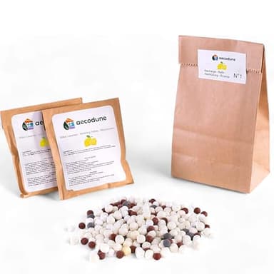 aecodune Recharge Lessive Ecologique Economique 2 Ans - 240 Lavages - Pour Boule de Lavage Machine a Laver - Lessive Poudre Naturelle en Perles de Linge - Lessive Hypoallergenique Citron