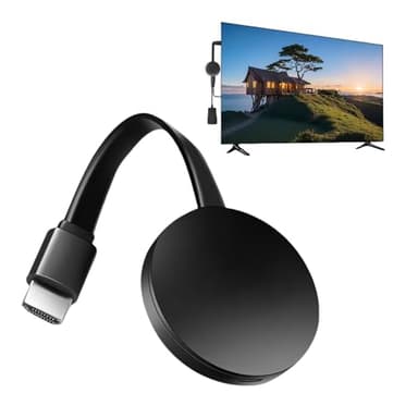 Adaptateur Dongle HDMI sans Fil 1080P pour TV, Dongle WiFi Affichage Écran Compatible Miracast, Airplay, DLNA, Streaming iOS Android Windows Mac, 2.4GHz Portable