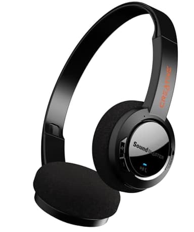 Creative Sound Blaster Jam V2 Casque sans Fil Supra-Aural Bluetooth 5.0 avec USB-C, aptX LL, aptX HD, Réduction du Bruit, Autonomie de 22 Heures