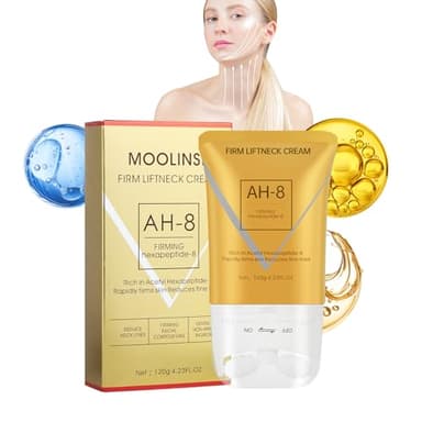 ALIIP Crème Anti-Rides Cou & Décolleté avec Roller Massant - Hydratation Intense, Lissage des Ridules, Texture Léger - Soin Raffermissant Femme