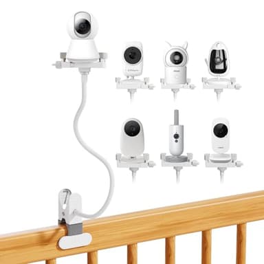 Support pour Moniteur bébé GHB,Support Flexible pour Babyphone HelloBaby,Supports d'accessoires pour Babyphone Vtech/Momcozy/Boifun/Babystar/Philips,Clip pour Téléphone Portable