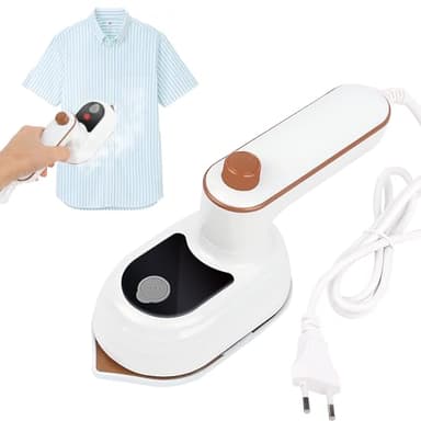 Mini machine à repasser portable,Fer à Repasser Vapeur,Mini Fer à Repasser Pliable,Fer a Repasser Voyage,Micro Fer à Vapeur pour la Maison,Humide et sec pour La Maison and Voyage,Chauffage Rapide