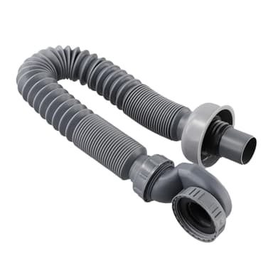 Siphon flexible à profil bas de 1 1/2 P pour baignoire, douche, siphon plat sur pied pour baignoire