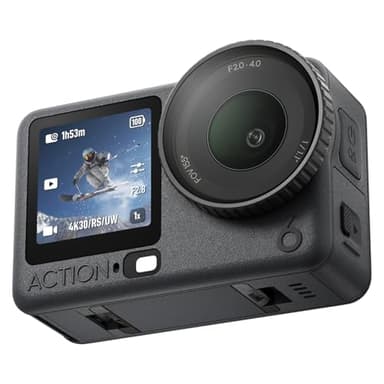 DJI Bundle Standard Osmo Action 6, caméra d’Action avec capteur carré 1/1,1″, Ouverture Variable, 4 h de Batterie, caméra d’Action 8K idéale pour capturer Rapidement des Moments excitants