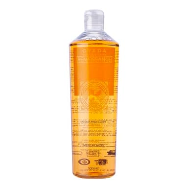 GYADA COSMETICS, Eau Micellaire Anti-Âge et Apaisante, pour les peaux matures et sèches, élimine le maquillage et les impuretés, 500 ml