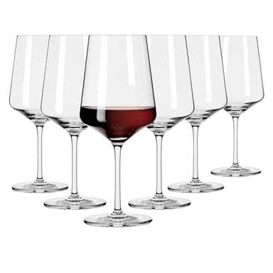 RITZENHOFF 6301001 Verre à vin rouge 500 ml - série Lichtweiss - 6 pièces en coffret cadeau - stylé-moderne - Made in Germany
