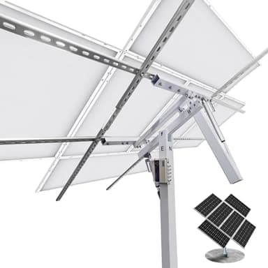 ECO-WORTHY Tracker Solaire Solar Tracker Dual-Axis Support Panneau Solaire suivi à deux axes 40 % de puissance en plus pour Toit, Balcons, Jardin, Maison