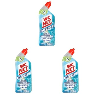WC Net Intense Gel WC Fraîcheur Océane, 700ml (Lot de 3)