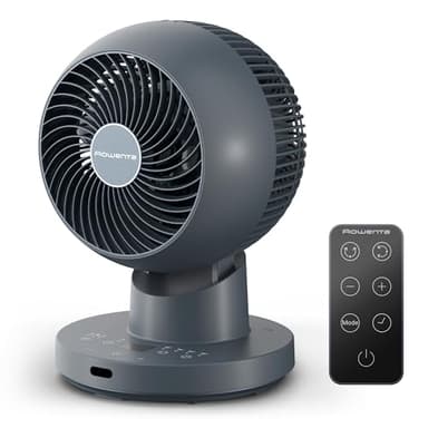 Rowenta Turbo Swift Compact, Ventilateur de table, Rafraîchissement intense et silencieux, Oscillation multidirectionnelle, QV2540F0