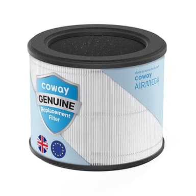 COWAY Airmega 100 Filtre de rechange 3 en 1 pour purificateur d'air HEPA désodorisant durable jusqu'à 12 mois Blanc