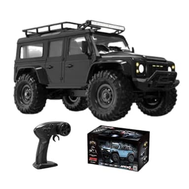 Générique Véhicule Tout Terrain, 1 16 Véhicule Tout Terrain à Télécommande, Véhicule 2,4 GHz à Vitesse Lente avec LED Jouet Tout Terrain pour Garçons Filles Adultes Parc Maison