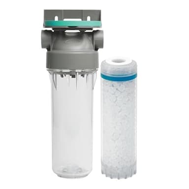 SINEA pack filtration eau anti-calcaire – porte filtre 9’’3/4 et cartouche polyphosphate stoppe le tartre, la corrosion et préserve vos installations domestiques