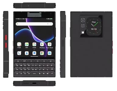 CHANDUELEC Titan 2 Smartphone 5G Android 15 avec clavier physique double écran 12 Go 512 Go Dimensity 7300 Double SIM 50 MP Caméra